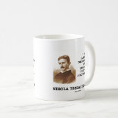 Nikola Tesla nutzte kosmische Rays-Motive Kaffeetasse (VorderseiteRechts)