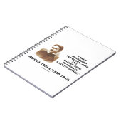 Nikola Tesla nutzte kosmische Rays-Motive Notizblock (Linke Seite)