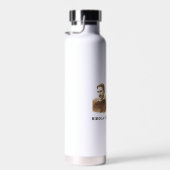 Nikola Tesla nutzte kosmische Rays-Motive Trinkflasche (Rechts)