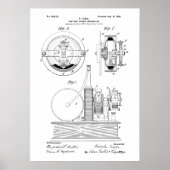 Nikola Tesla Patent Poster (Vorne)