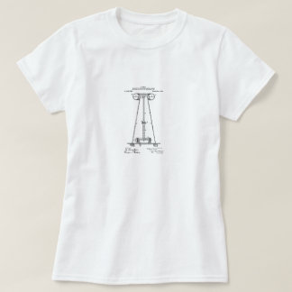 Nikola Tesla-Patent-Spitze T-Shirt