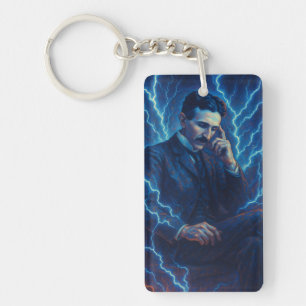 "Nikola Tesla - Pocket Genius" Schlüsselring