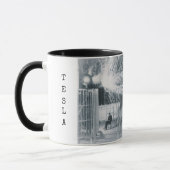 NIKOLA TESLA PORTRAIT IN SCHWARZ UND WEISS TASSE (Links)