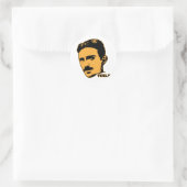 Nikola Tesla Portrait Sticker (Tasche)