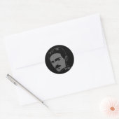 Nikola Tesla Portrait Sticker (Umschlag)
