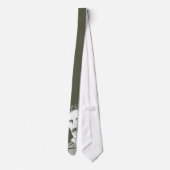 Nikola Tesla-Porträt Krawatte (Rückseite)