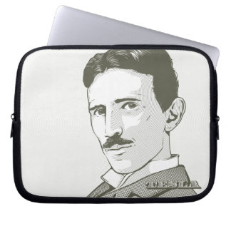 Nikola Tesla-Porträt Laptopschutzhülle