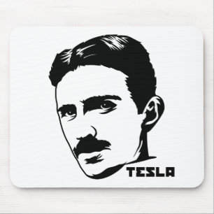 Nikola Tesla-Porträt Mousepad