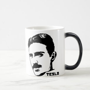 Nikola Tesla Porträt-Tasse Verwandlungstasse