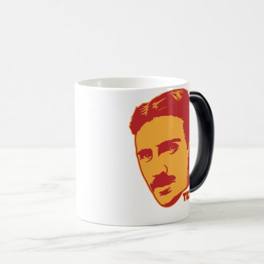 Nikola Tesla Porträt-Tasse Verwandlungstasse (VorderseiteRechts)