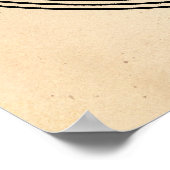 Nikola Tesla Poster (Ecke)