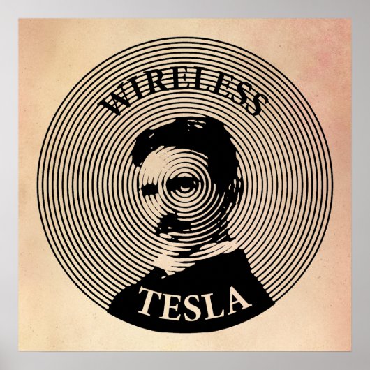Nikola Tesla Poster (Vorne)