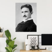 Nikola Tesla Poster (Heimbüro)