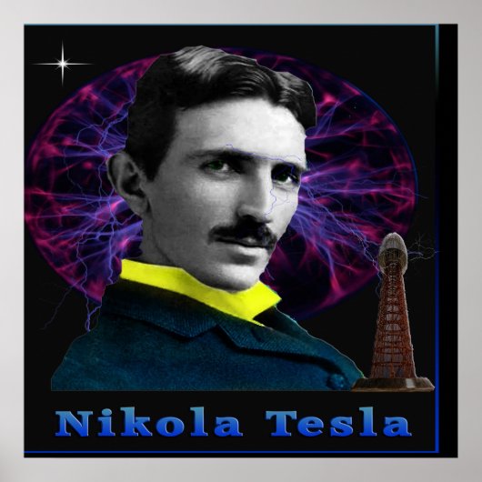 Nikola Tesla Poster (Vorne)