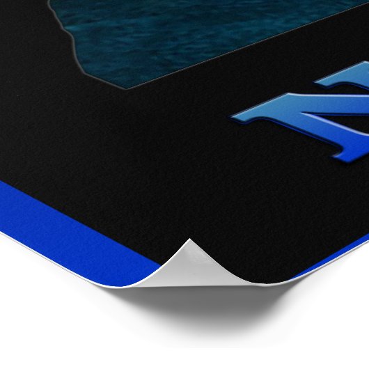 Nikola Tesla Poster (Ecke)