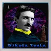 Nikola Tesla Poster (Vorne)
