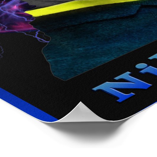 Nikola Tesla Poster (Ecke)