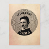 Nikola Tesla Postkarte (Vorderseite)