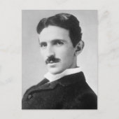 Nikola Tesla Postkarte (Vorderseite)