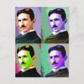 Nikola Tesla Postkarte (Vorderseite)