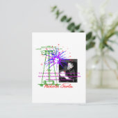 Nikola Tesla Postkarte (Stehend Vorderseite)
