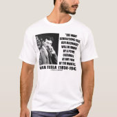 Nikola Tesla Power erreichbar irgendein T-Shirt (Vorderseite)