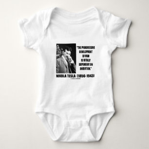 Nikola Tesla Progressive Entwicklung von Menschens Baby Strampler