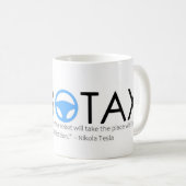 Nikola Tesla Robotaxi Tasse (VorderseiteRechts)