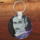 Nikola Tesla Schlüsselanhänger (Vorderseite)