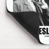 Nikola Tesla Scientific Man will nicht sofort Mousepad (Ecke)