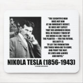 Nikola Tesla Scientific Man will nicht sofort Mousepad (Vorne)