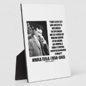 Nikola Tesla Scientists Gleichung Kein Beziehungsq Fotoplatte (Seite)
