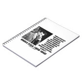 Nikola Tesla Scientists Gleichung Kein Beziehungsq Notizblock (Linke Seite)