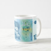 Nikola Tesla Serbian-Währungs-Tasse Kaffeetasse (VorderseiteRechts)