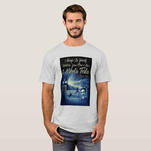 Nikola Tesla T-Shirt (Vorne ganz)