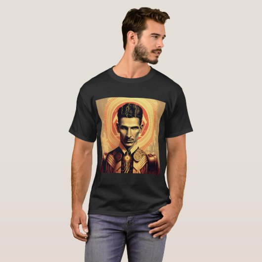 Nikola Tesla T-Shirt (Vorne ganz)