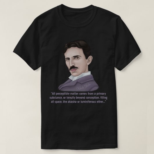 Nikola Tesla T-Shirt (Design vorne)