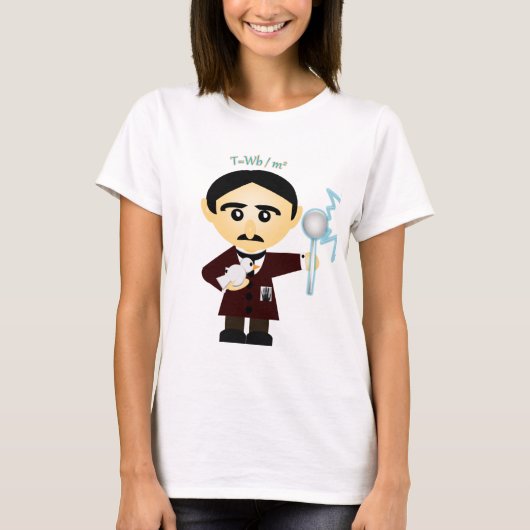 Nikola Tesla T-Shirt (Vorderseite)