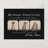 Nikola Tesla Tower Postkarte (Vorderseite)