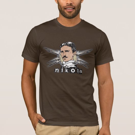 Nikola Tesla Vintag T-Shirt (Vorderseite)