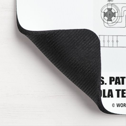 Nikola Tesla Wechselstrom-Dynamo-elektrisches Mousepad (Ecke)