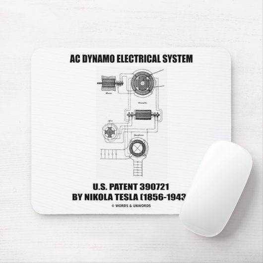 Nikola Tesla Wechselstrom-Dynamo-elektrisches Mousepad (Mit Mouse)