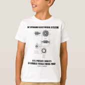 Nikola Tesla Wechselstrom-Dynamo-elektrisches T-Shirt (Vorderseite)