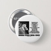 Nikola Tesla Wheelwork der Natur-kinetischen Button (Vorne & Hinten)