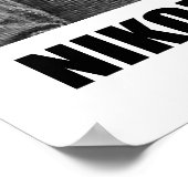 Nikola Tesla wird unsere Maschine mit dem Power fa Poster (Ecke)