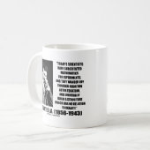 Nikola Tesla-Wissenschaftler-Gleichung kein Kaffeetasse (Vorderseite Links)