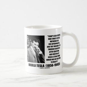 Nikola Tesla-Wissenschaftler-Gleichung kein Kaffeetasse