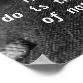 Nikola Tesla Zitat Poster (Ecke)