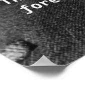 Nikola Tesla Zitat Poster (Ecke)