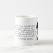 Nikola Tesla zitierte Klugheits-Kaffee-Tassen Kaffeetasse (Mittel)